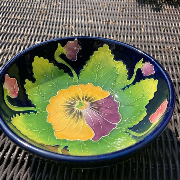 J McCall blue sky icing on the cake footed candy dish - Picture 3 of 5